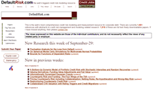 Desktop Screenshot of defaultrisk.com