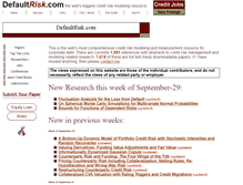 Tablet Screenshot of defaultrisk.com